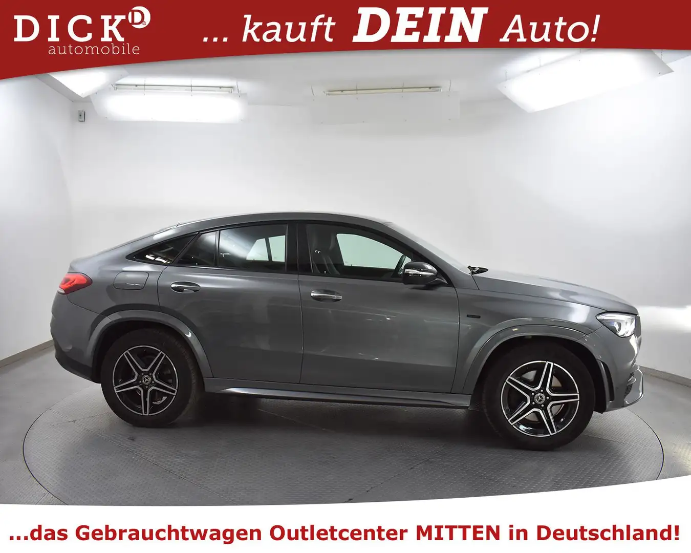 Mercedes-Benz GLE 350 e 4M Coupe AMG Line NIGHT+MULTIB+AHK+360+ Grau - 2