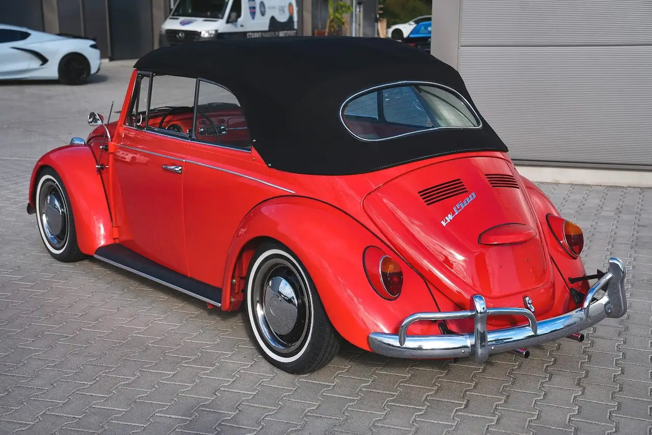 Volkswagen Käfer 1500 Cabrio H-Kennz. Off-Frame restauriert, foto 2