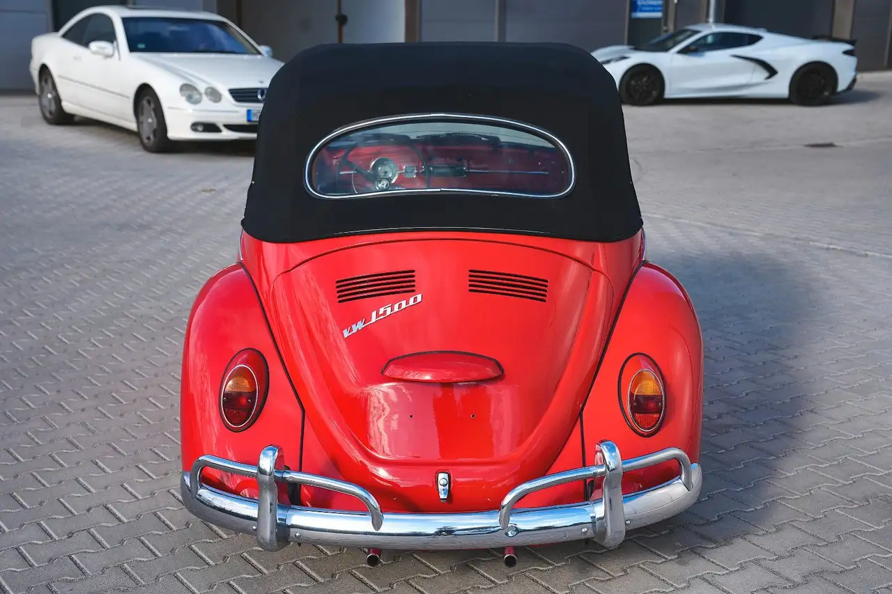 Volkswagen Käfer 1500 Cabrio H-Kennz. Off-Frame restauriert, foto 4