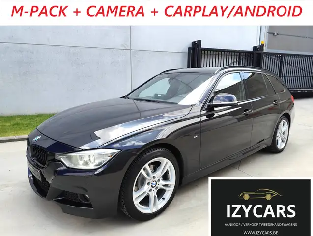 BMW 318 dA M-PACK,CARPLAY,CAMERA,XENON/LED,M-STUUR,AUTOMAAT,LEDER,EL. KOFFER,CRUISE,BLUETH,ALU 18",ZETELVERWARMING,AIRCO