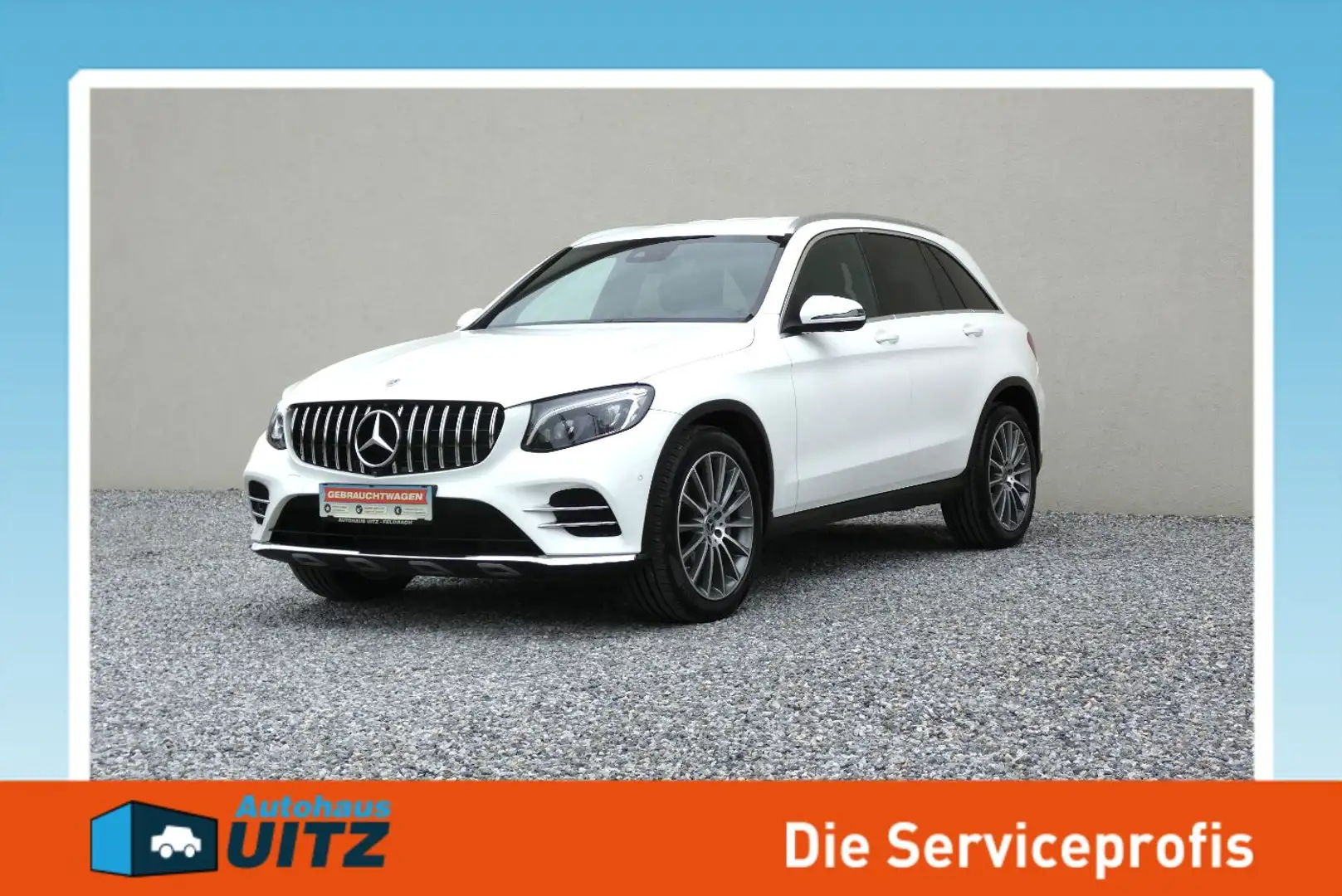Mercedes-Benz GLC 220 d 4M AMG +AHK+360°+Leder+SHZ+elektr.HK Weiß - 1