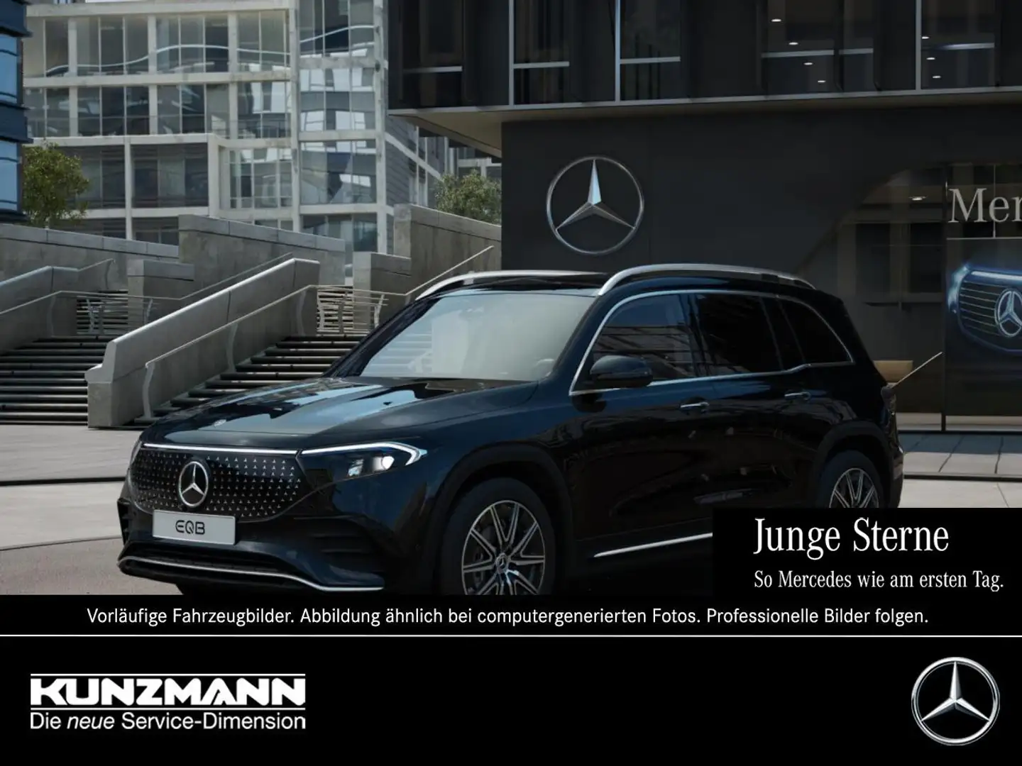 Mercedes-Benz EQB 300 4M AMG Panorama Distronic HeadUp 360° Schwarz - 1