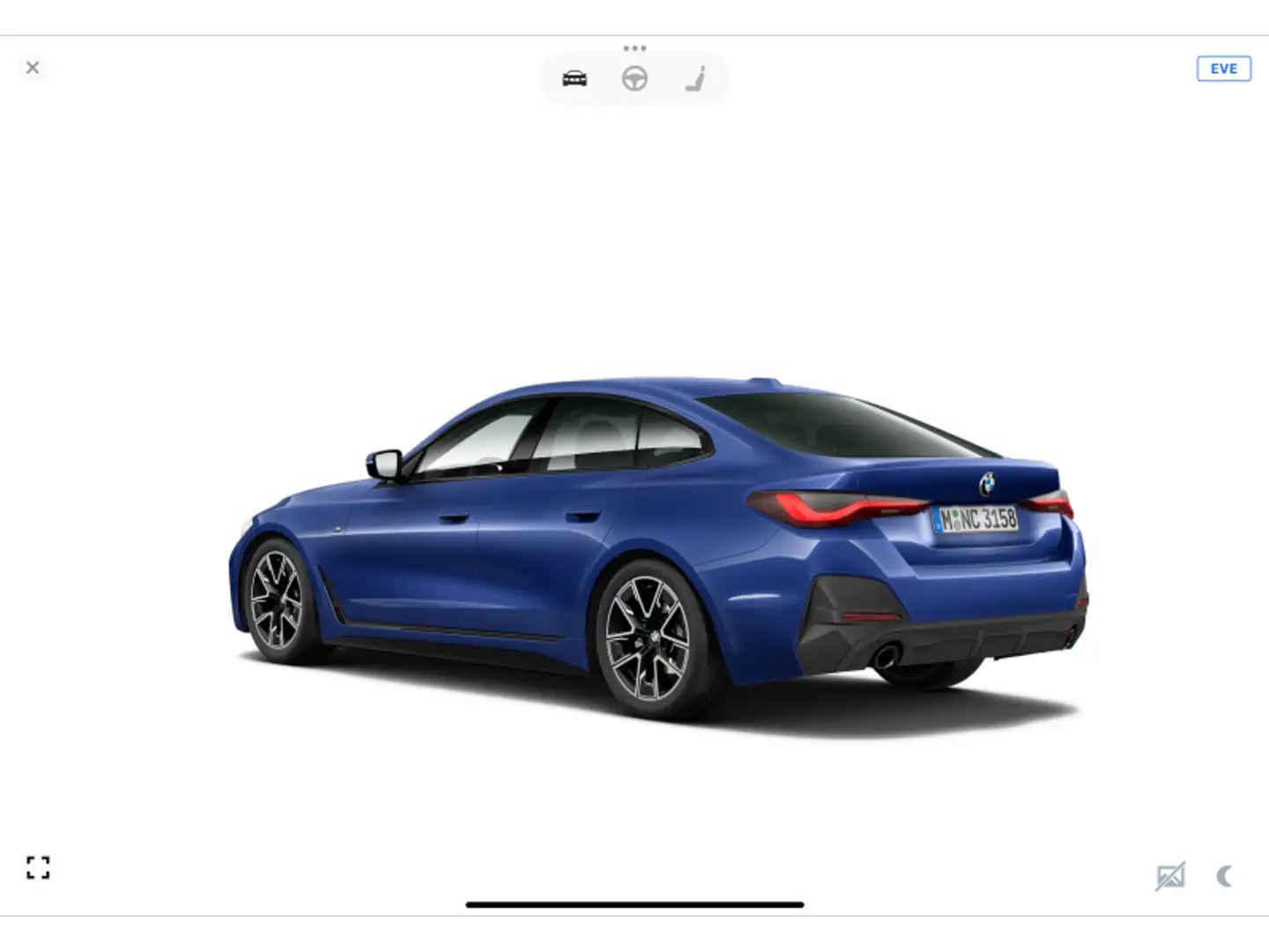 BMW 420 d Bleu - 2