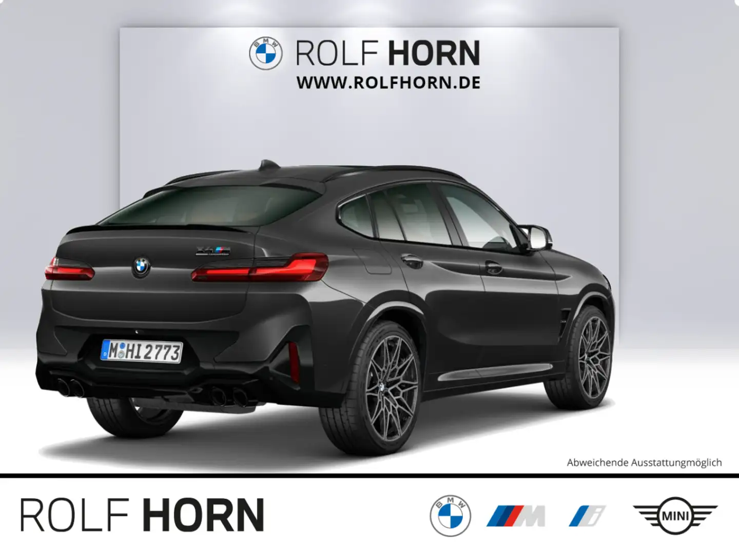 BMW X4 BMW X4 M Comp. Pano HUD 360° h/k 21" RfKam adLED Grau - 2