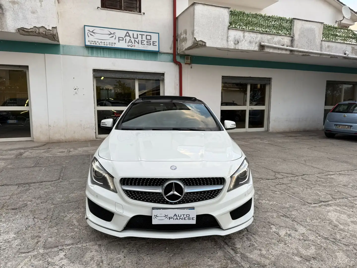 Mercedes-Benz CLA 200 CLA 200 d (cdi) Premium auto Bianco - 2