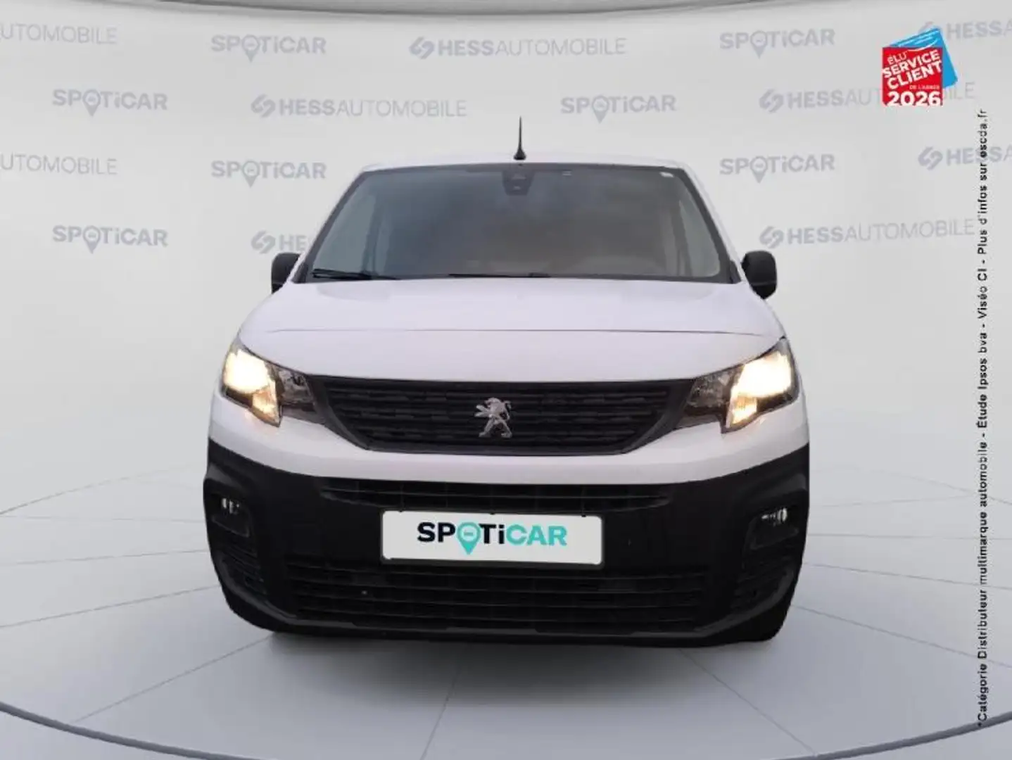 Peugeot Partner Long 950kg BlueHDi 100ch S\u0026S Grip Blanc - 2
