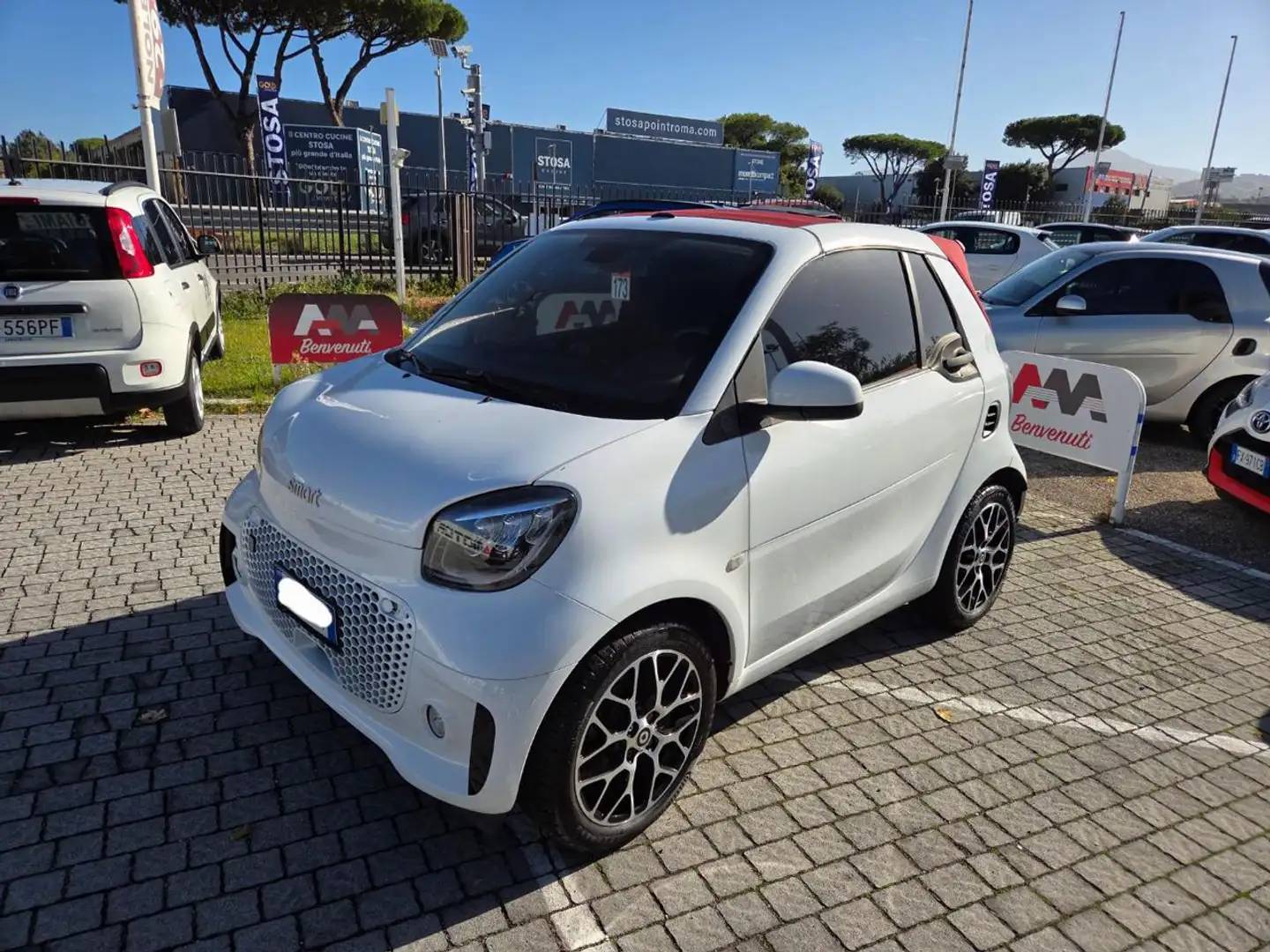 smart forTwo EQ cabrio Prime 22 kw Bianco - 1