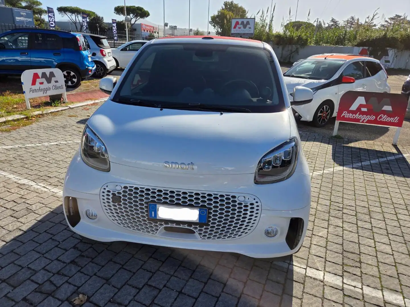 smart forTwo EQ cabrio Prime 22 kw Bianco - 2
