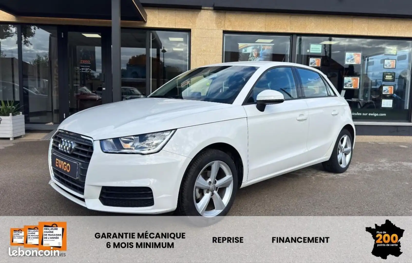 Audi A1 1.0 TFSI 95 ULTRA AMBIANTE Blanc - 1