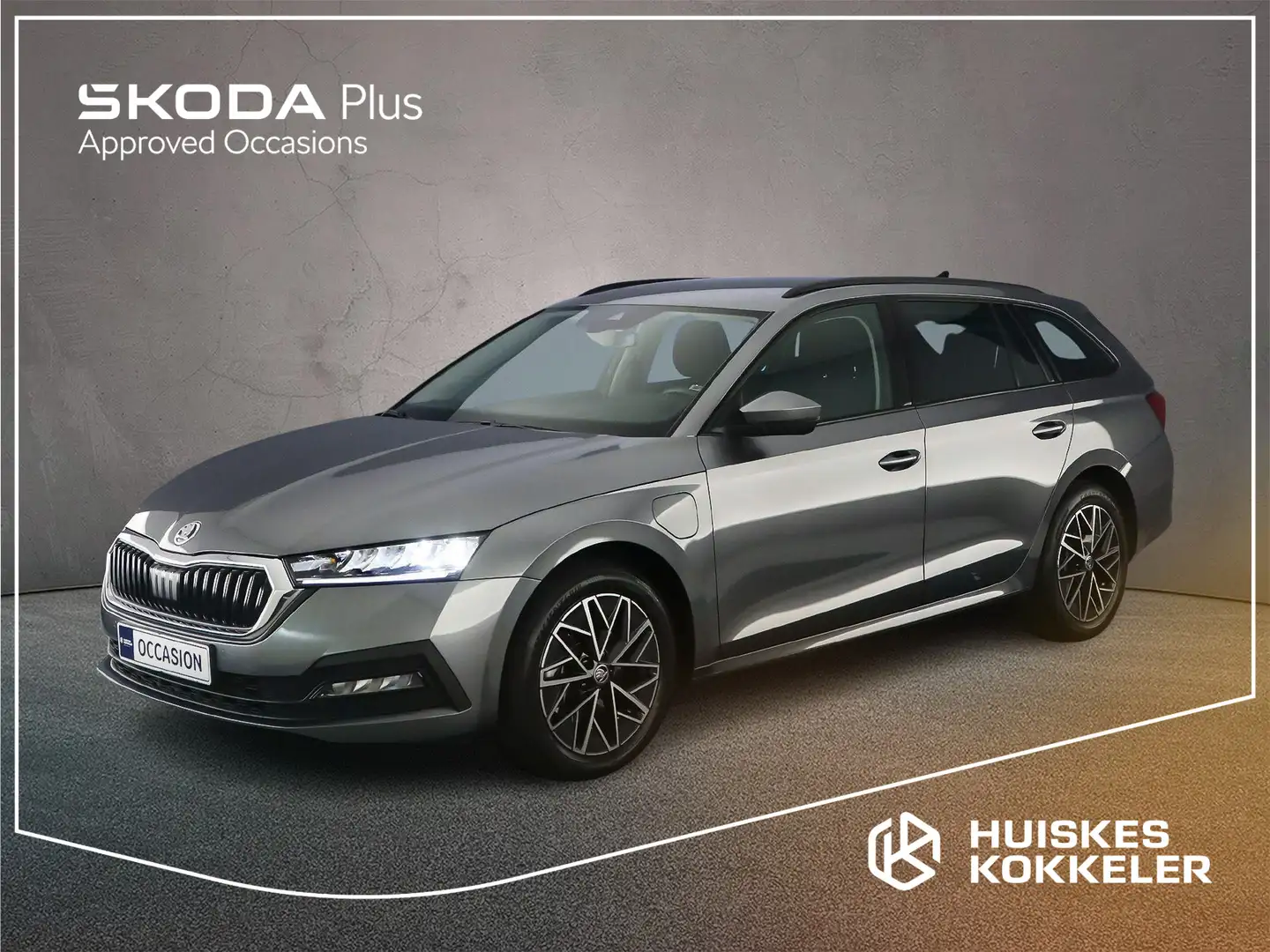 Skoda Octavia Combi Business Edition 1.4 TSI PHEV 204pk DSG Auto Gris - 1