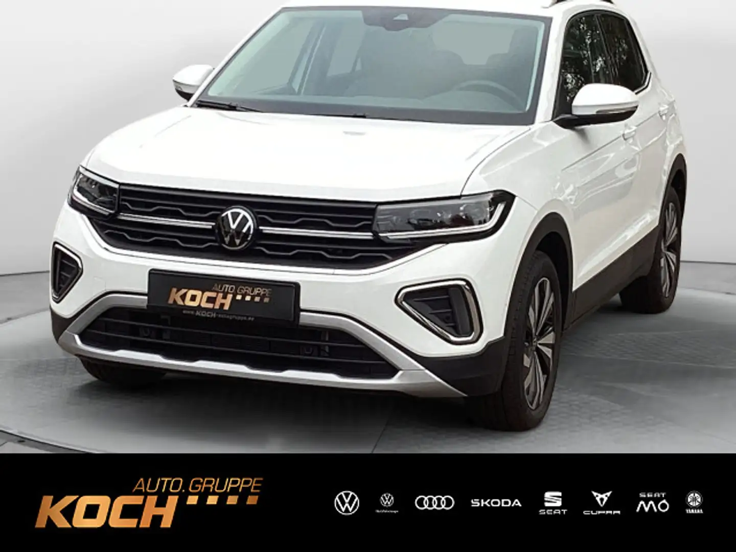 Volkswagen T-Cross 1.0TSI Style DSG Navi LED AHK Kamera Weiß - 1