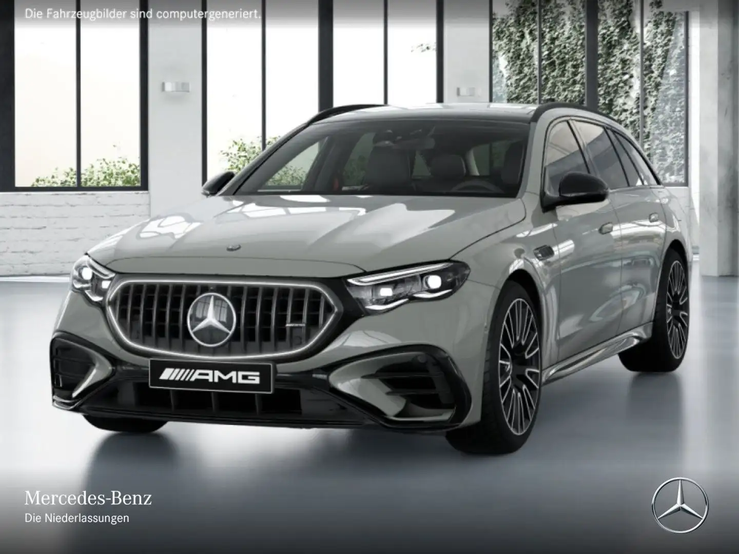 Mercedes-Benz E 53 AMG T 4M Hybrid Fahrass 360° Pano Burmester Gris - 2