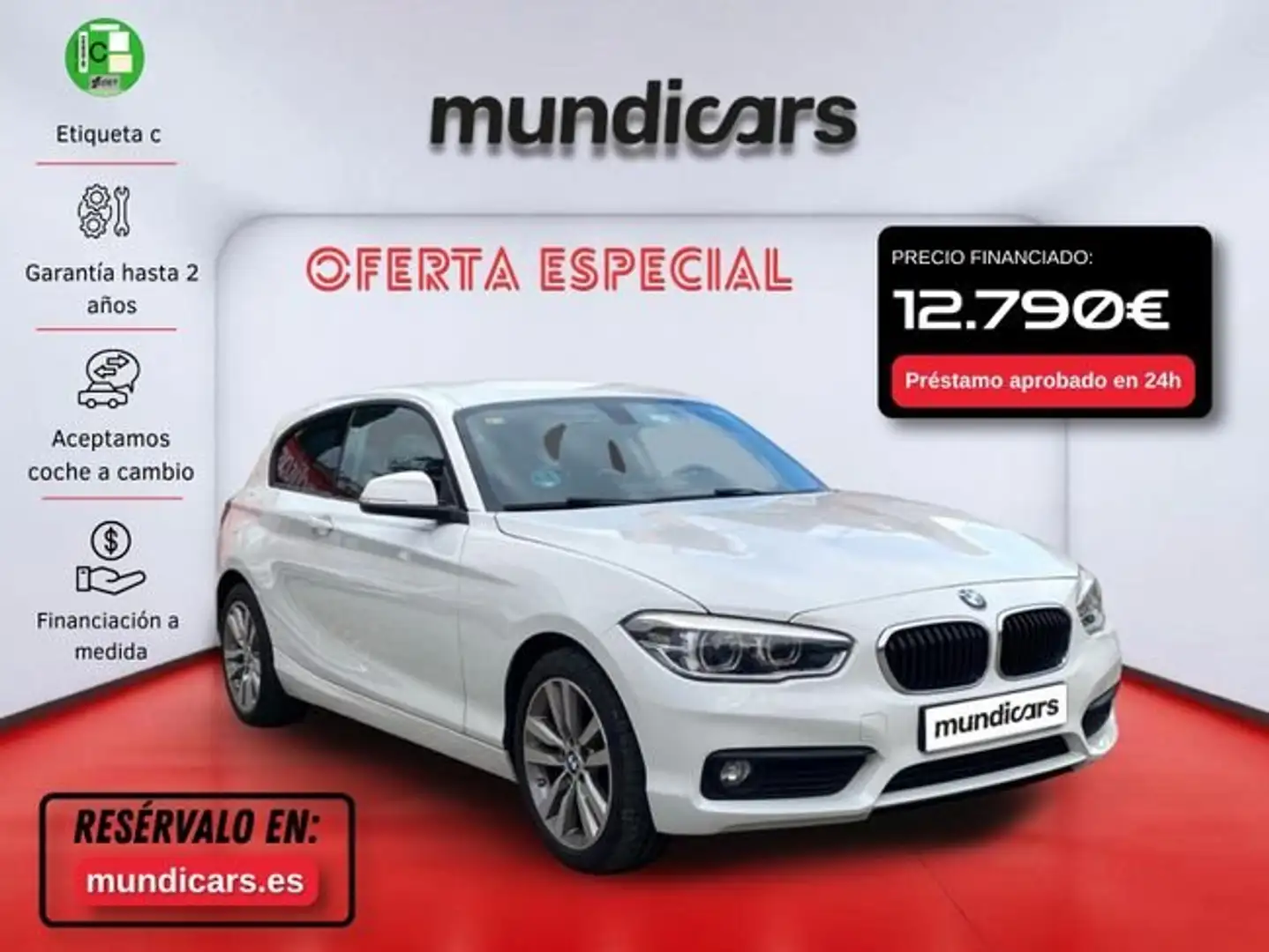 BMW 116 116d Advantage Blanco - 1