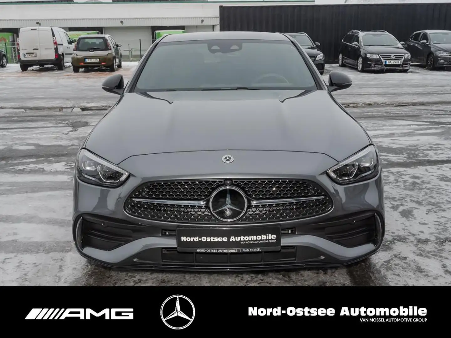 Mercedes-Benz C 300 AMG NIGHT AHK MBUX KLIMA NAVI Gris - 2