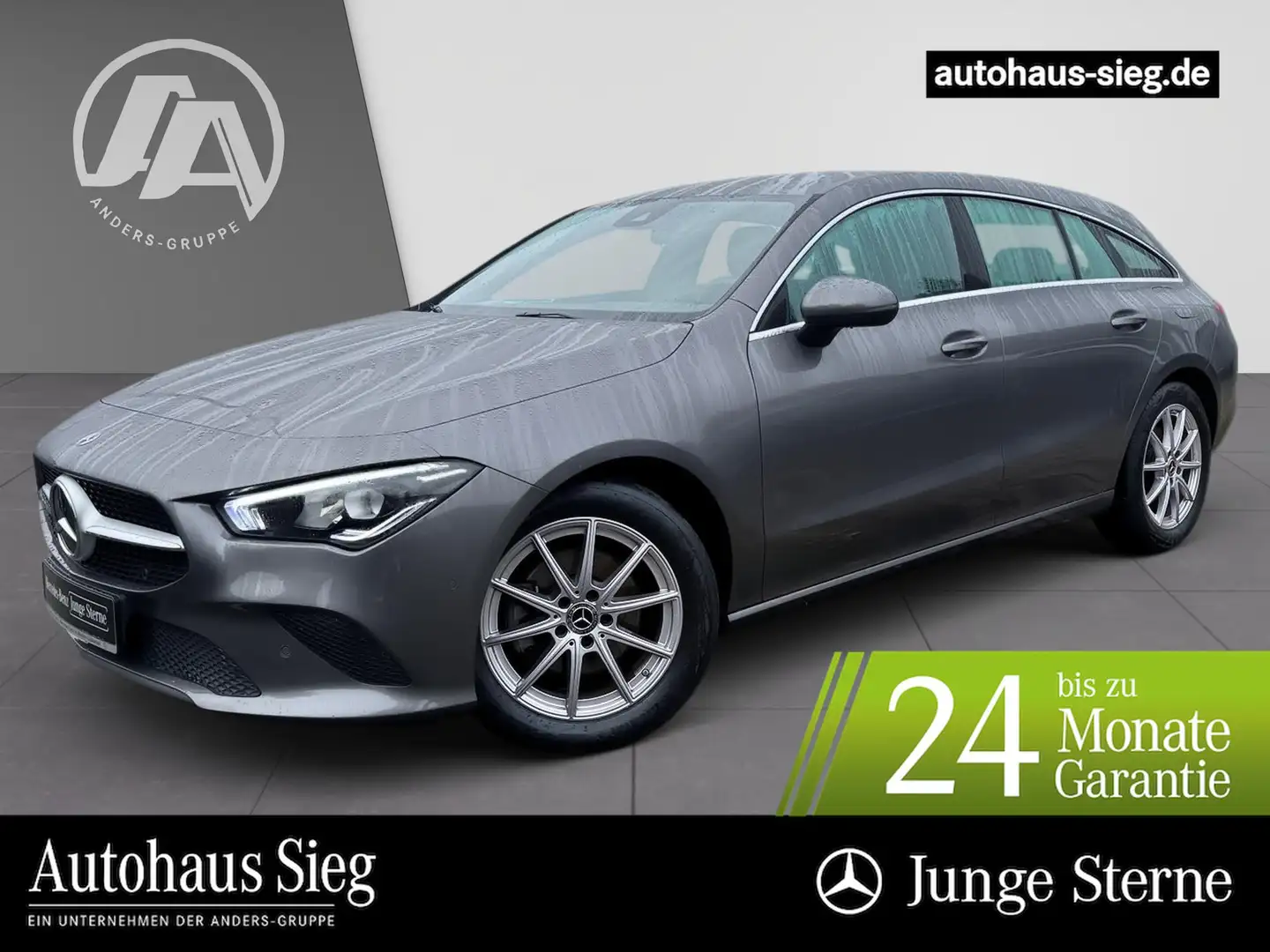 Mercedes-Benz CLA 200 d SB MBUX+SHZ+LED+KAm+AHK+Tempomat+Apple Grau - 1