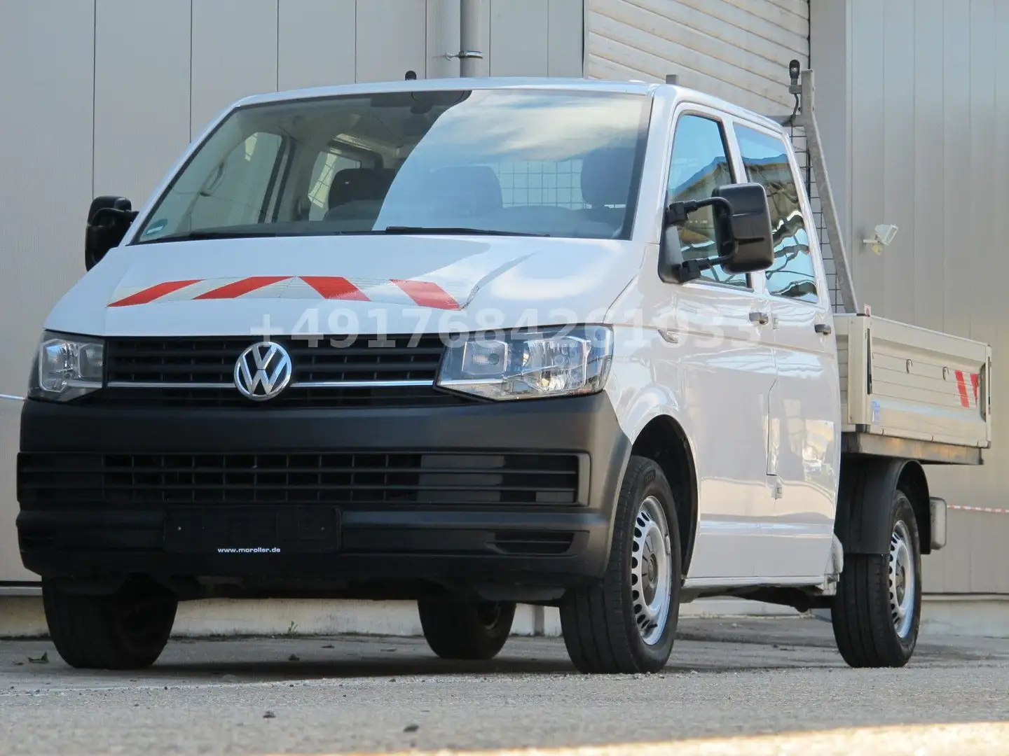 Volkswagen T6 Transporter Pritsche DoKa *MOTOR 43tkm!* Weiß - 1