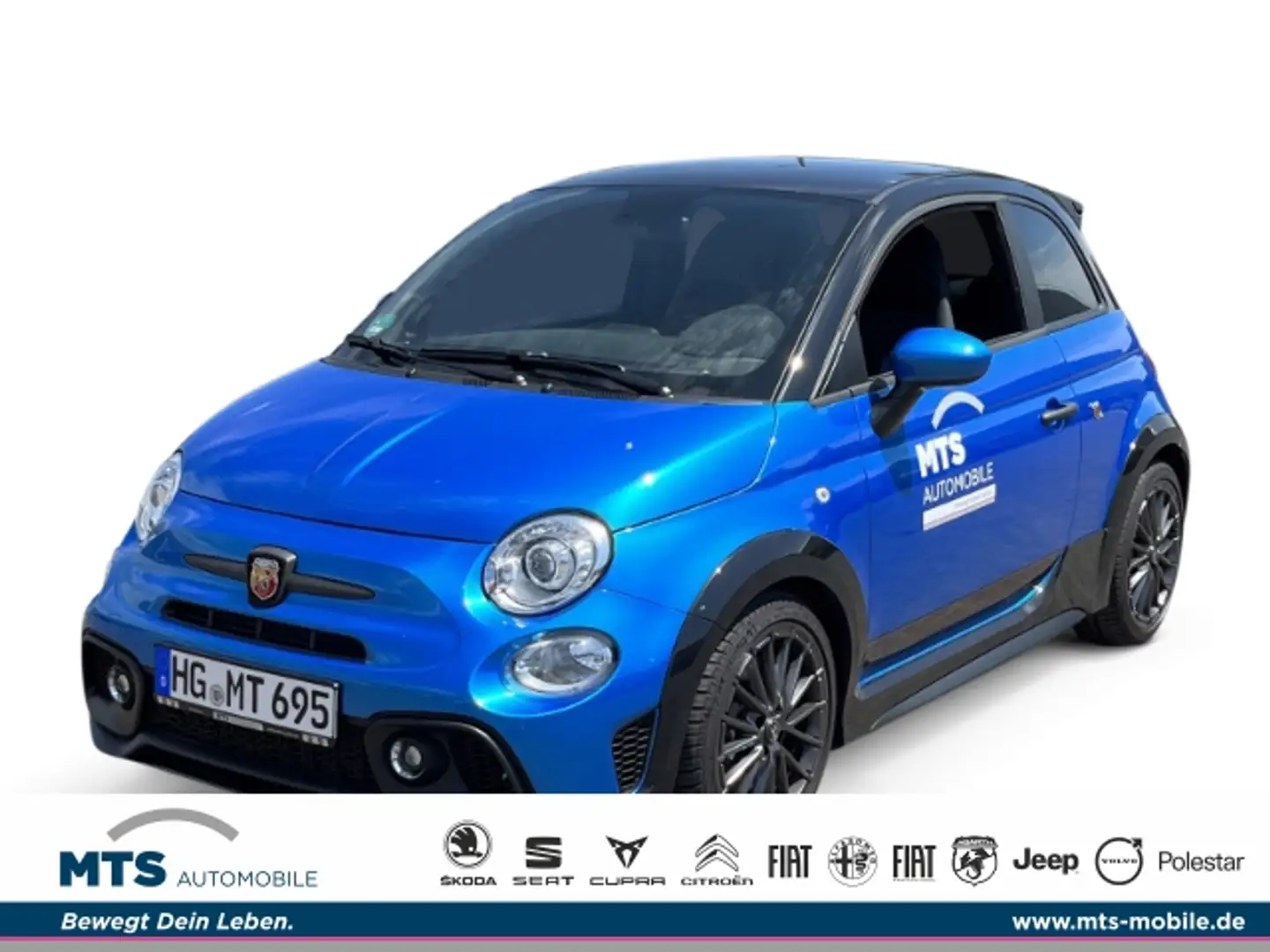 Abarth 695 Tributo 131 Rally 1.4 T-Jet 132 kW (180 PS) PDC Re Blue - 1