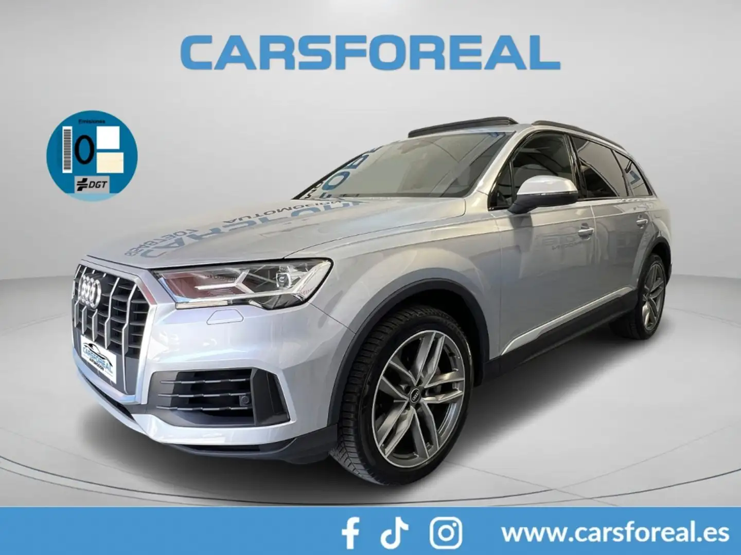 Audi Q7 55 TFSIe quattro tiptronic Gris - 1