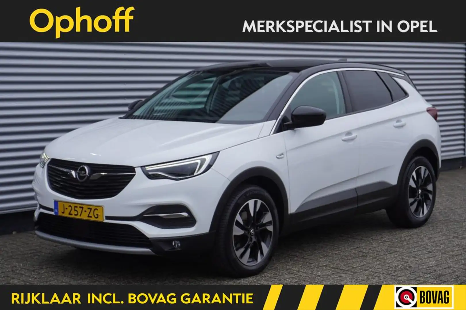Opel Grandland X 1.2 Turbo Ultimate Automaat / 1e eig. / Pano / Cam Wit - 1