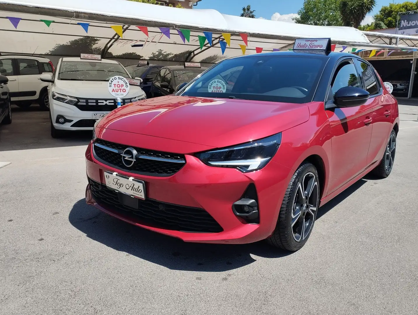 Opel Corsa Corsa 1.2 GS Line s+ IMP GAS +BICOL+BLOCK SCAT Rosso - 1