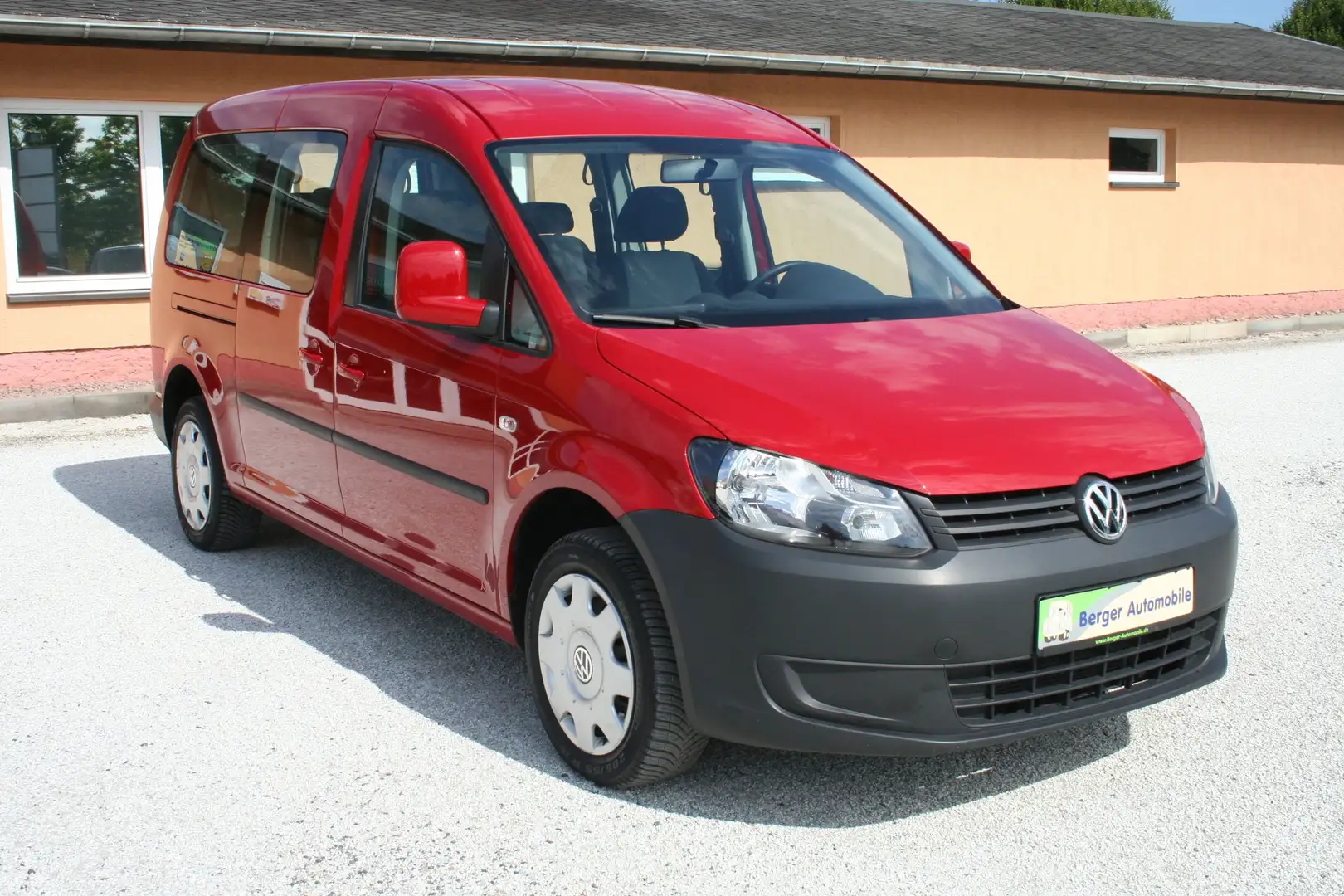 Volkswagen Caddy Maxi 1.6 TDI Trendline *7-Si*AHK*Climatic*1.Hd.* Rouge - 1