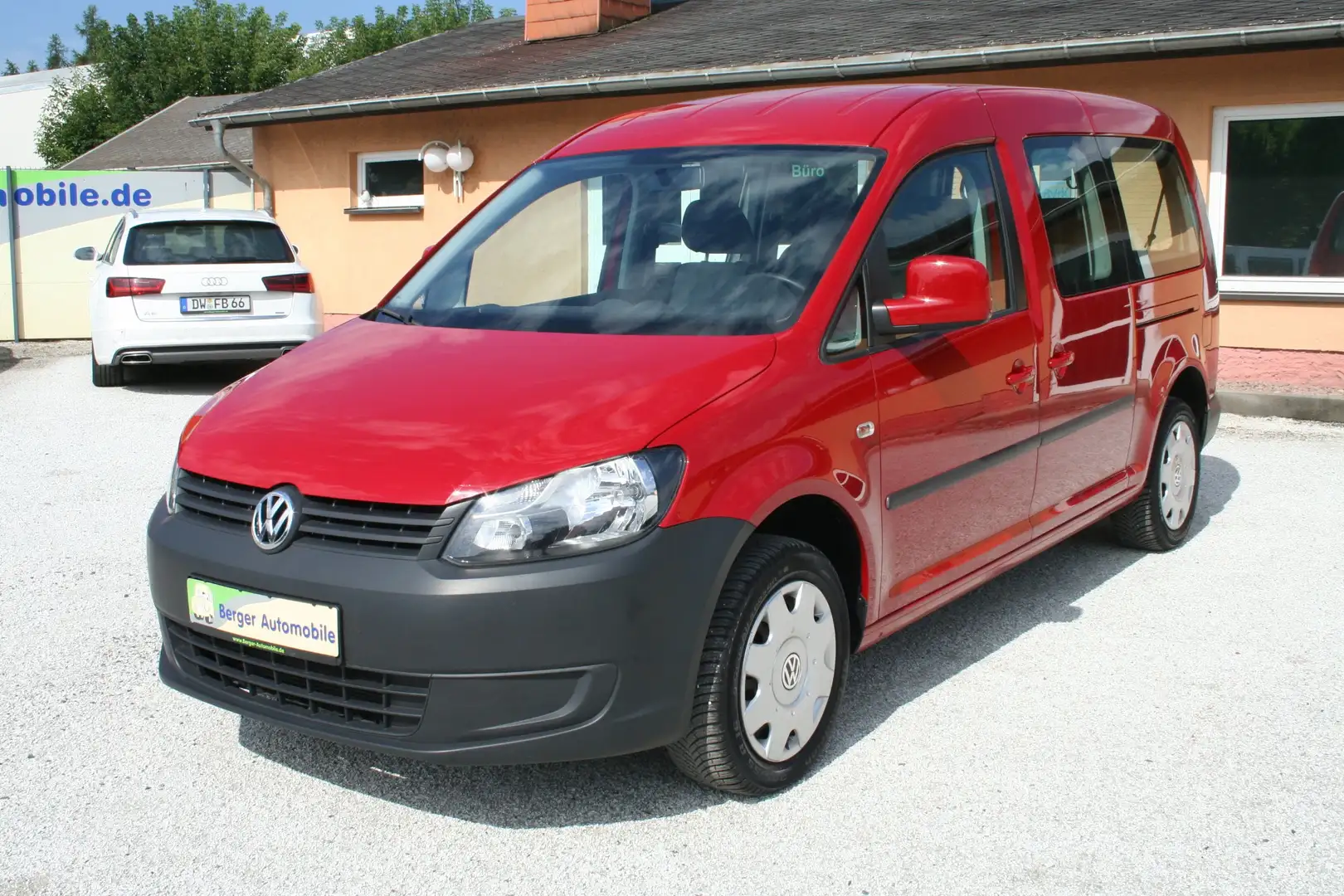 Volkswagen Caddy Maxi 1.6 TDI Trendline *7-Si*AHK*Climatic*1.Hd.* Rouge - 2