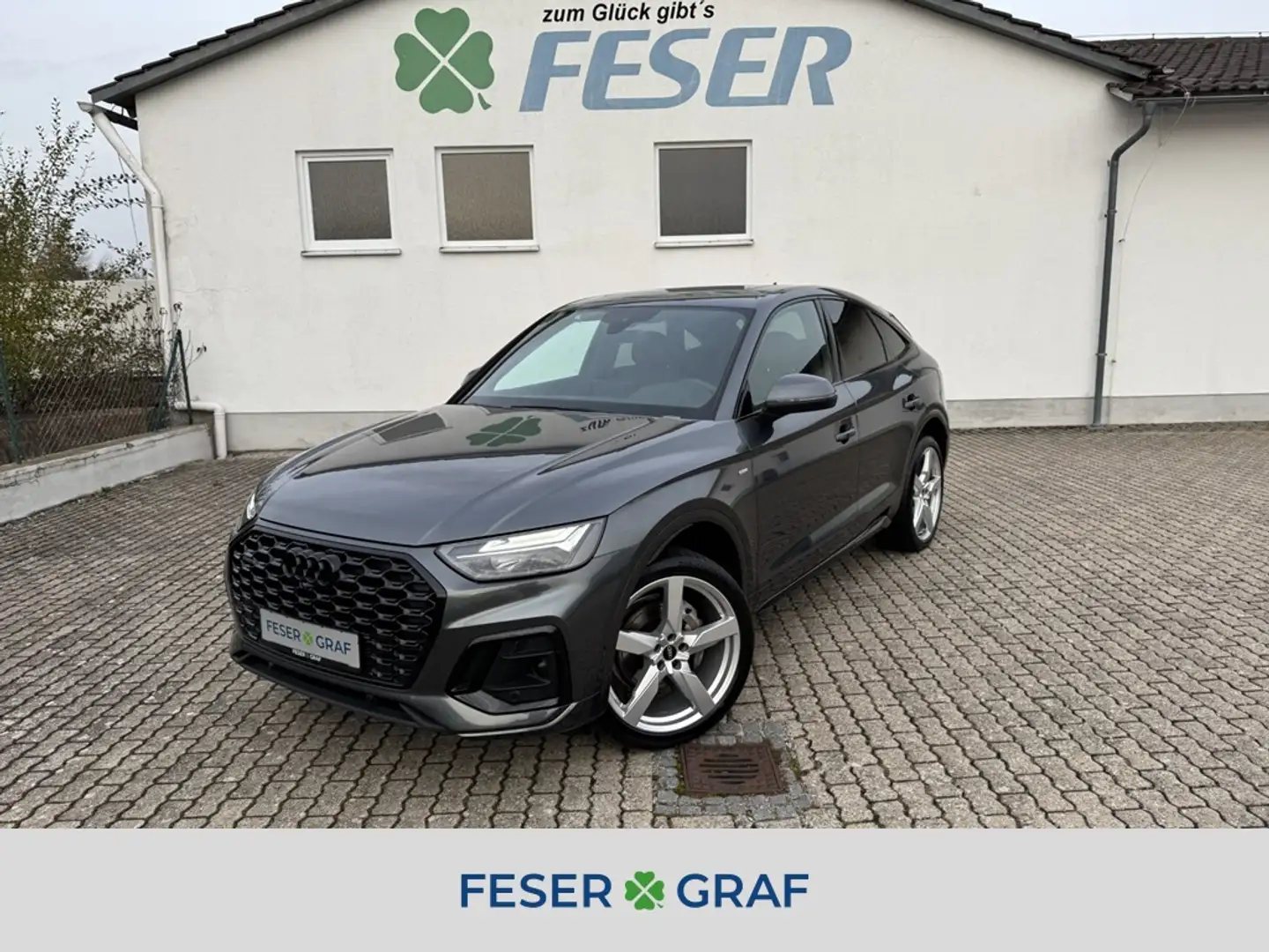 Audi Q5 Spb. S line 40 TDI qu. S-tr. 360° 21" ACC PANO Grau - 1