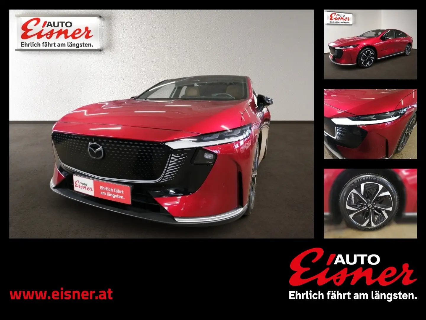 Mazda 6e LR 245PS TAKUMI PLUS Vollausstattung, Nappal Rot - 1
