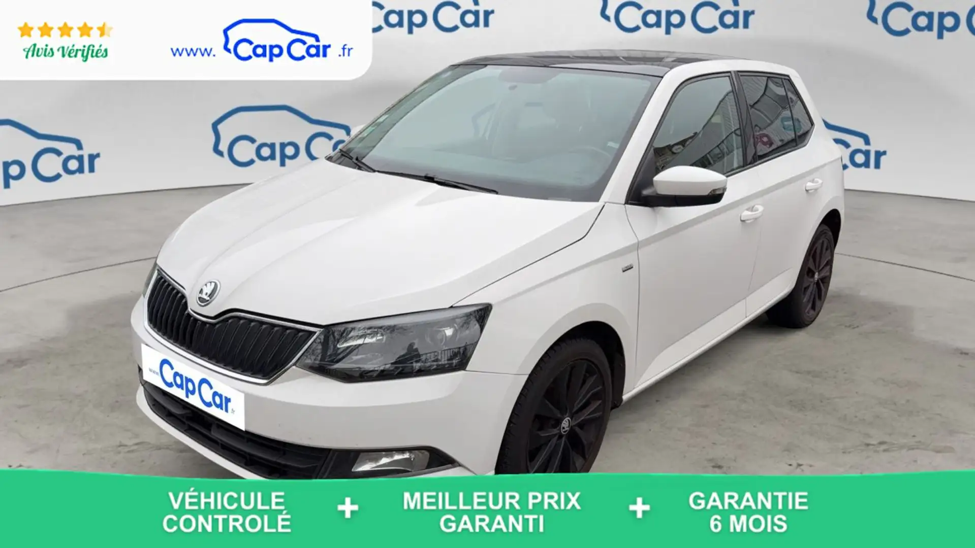 Skoda Fabia 1.2 TSI 90 Ambition Blanc - 1