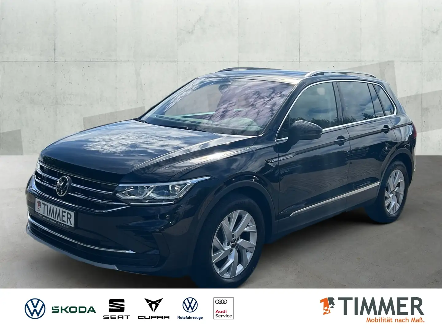 Volkswagen Tiguan 2.0 TDI DSG ELEGANCE *AHK *IQ.LIGHT *RKAM *ACC *A Noir - 1