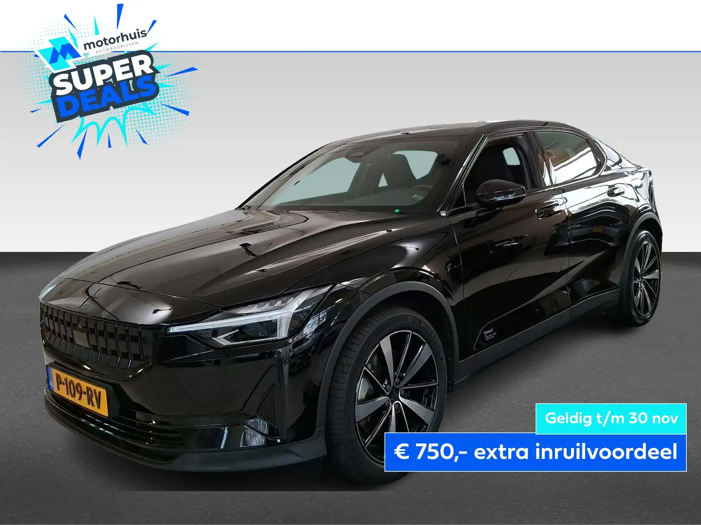 Polestar 2 Long Range Dual Motor 78kwh AUTOMAAT PANO H&K SOUN Noir - 1