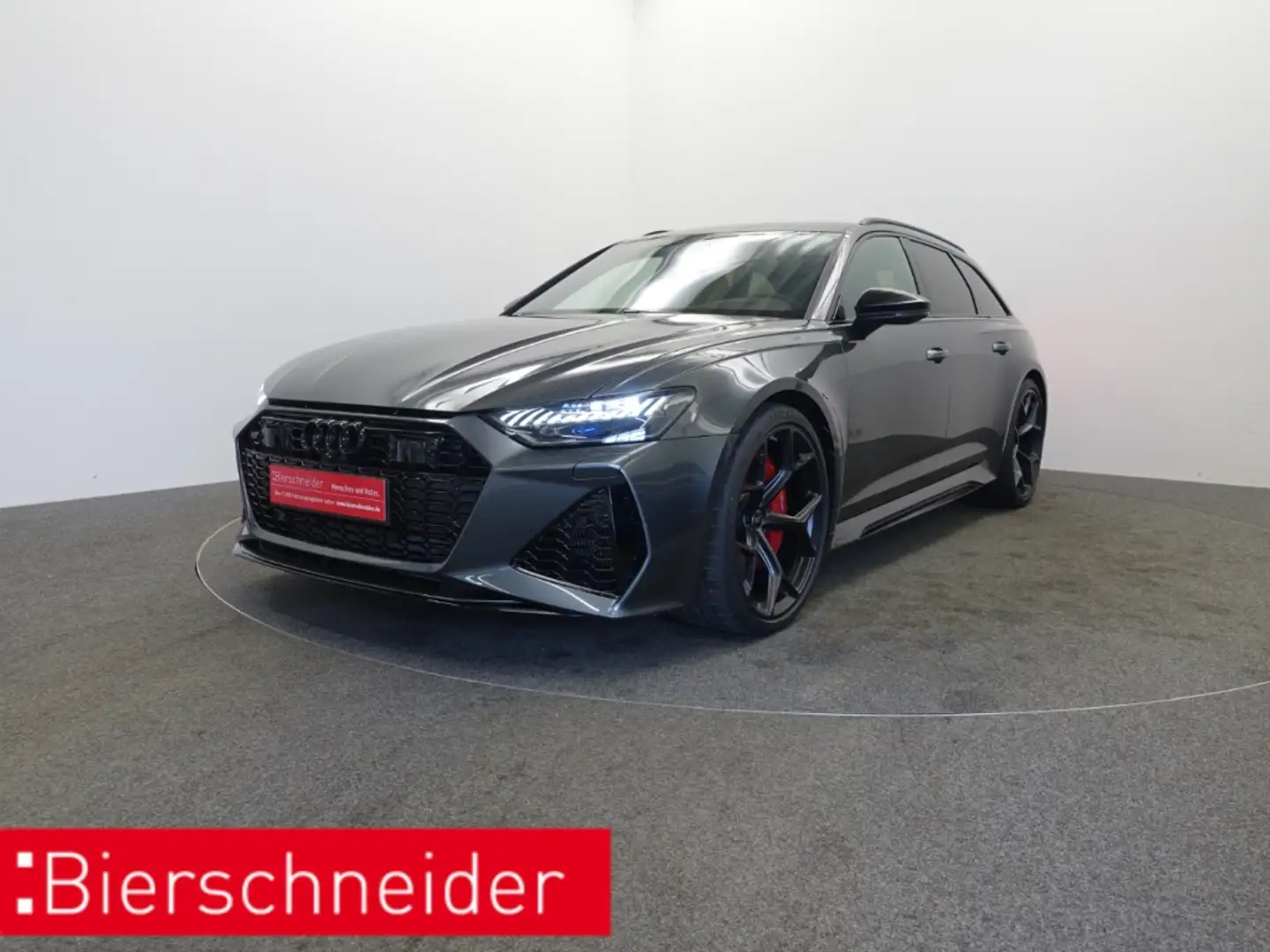 Audi RS6 Avant performance AKTION! PANO AHK HEADUP B&O ASSI Gris - 1