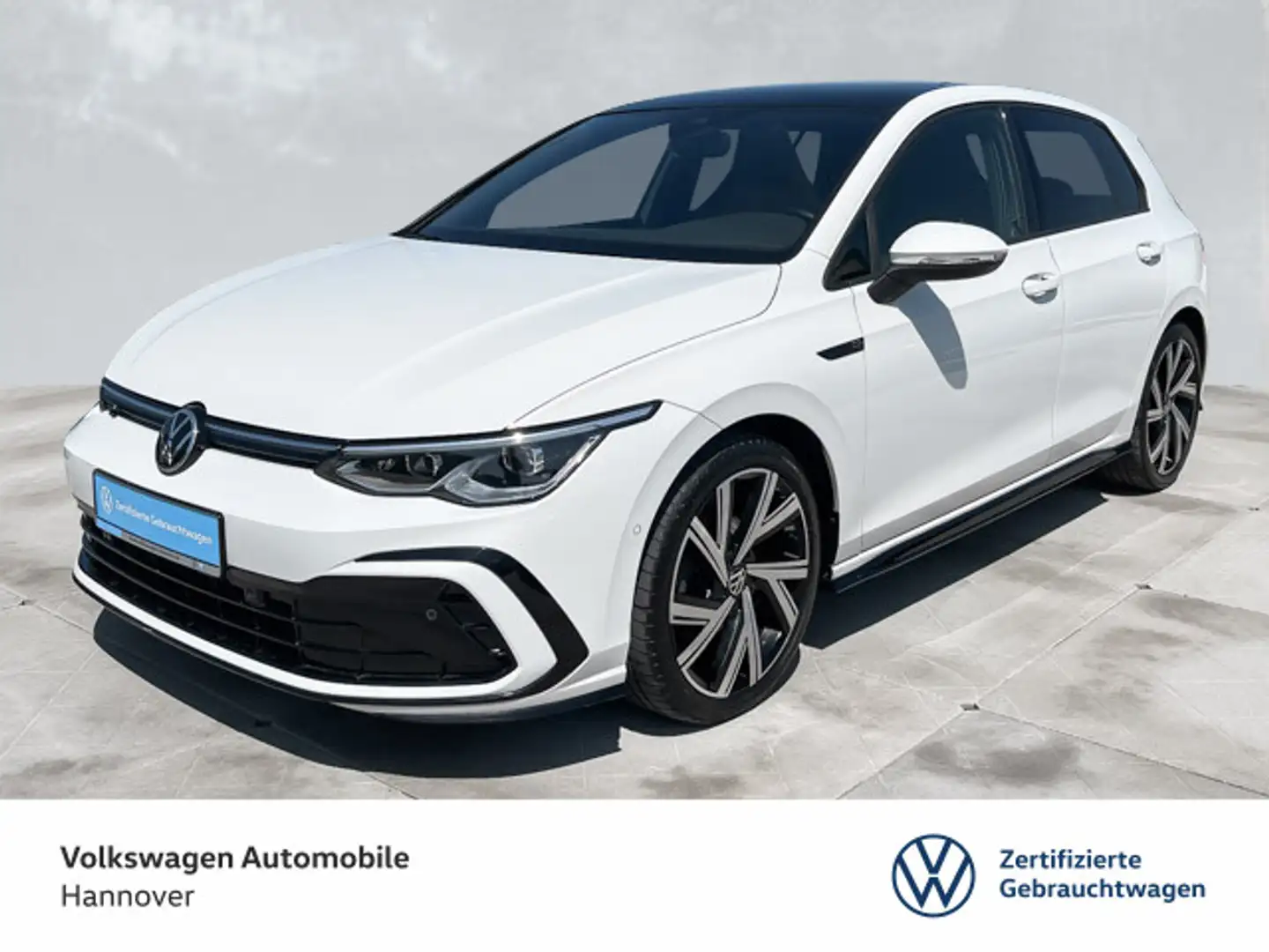 Volkswagen Golf VIII 2.0 TDI DSG R-Line Pano Navi LED PDC D Wit - 1