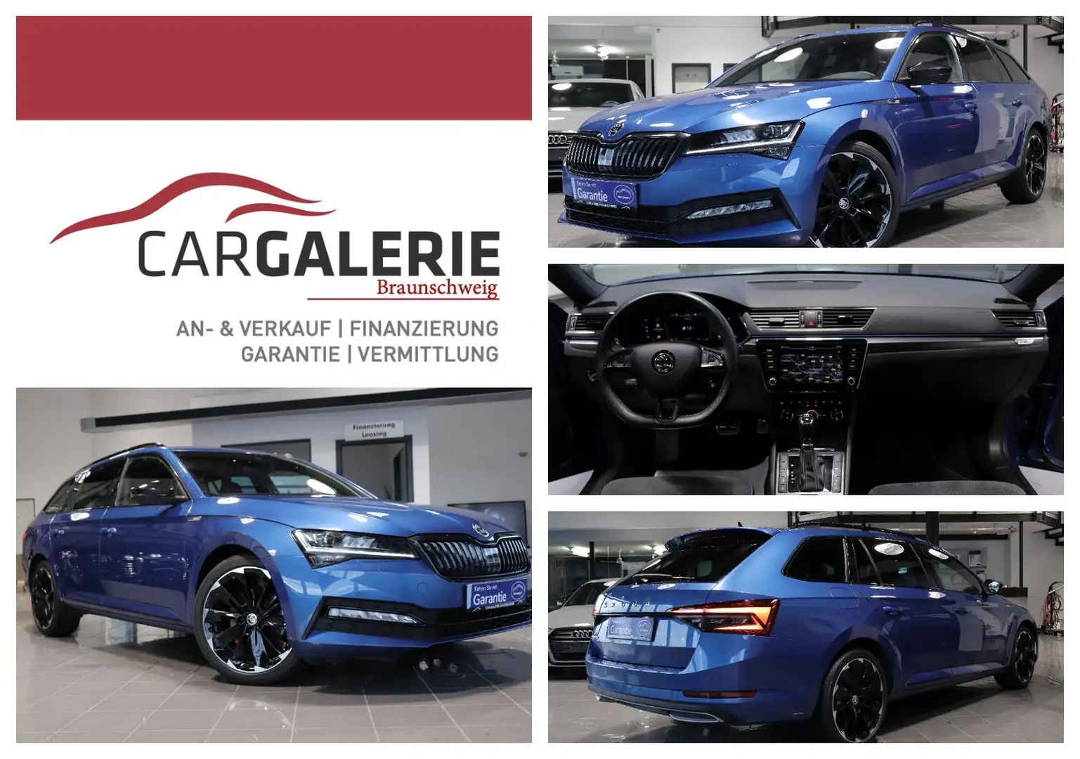 Skoda Superb 1.5 TSI Sportline Android*VIRTUAL* Blau - 1