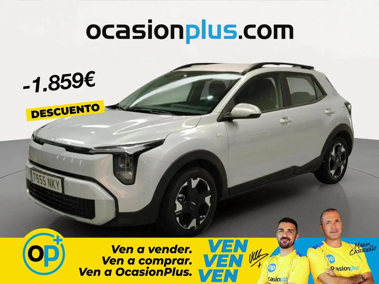 Kia Stonic 1.0 T-GDi MHEV Concept 100 Gris - 1