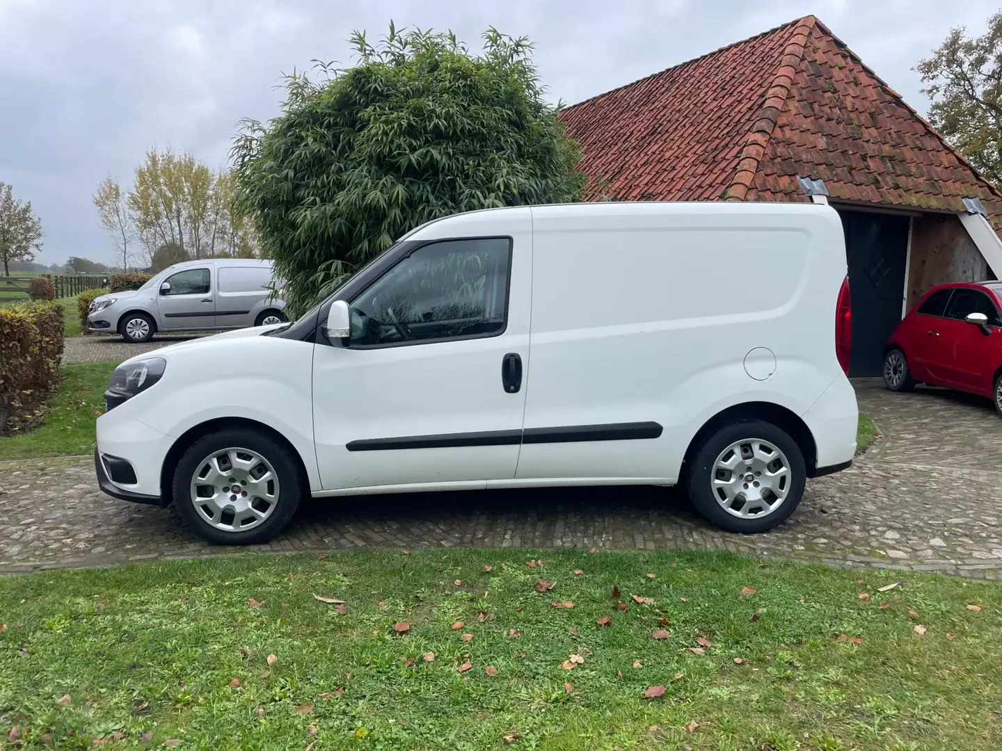 Fiat Doblo Cargo 1.6 MJ L1H1 SX-Airco-PDC-1 eigenaar- Wit - 2
