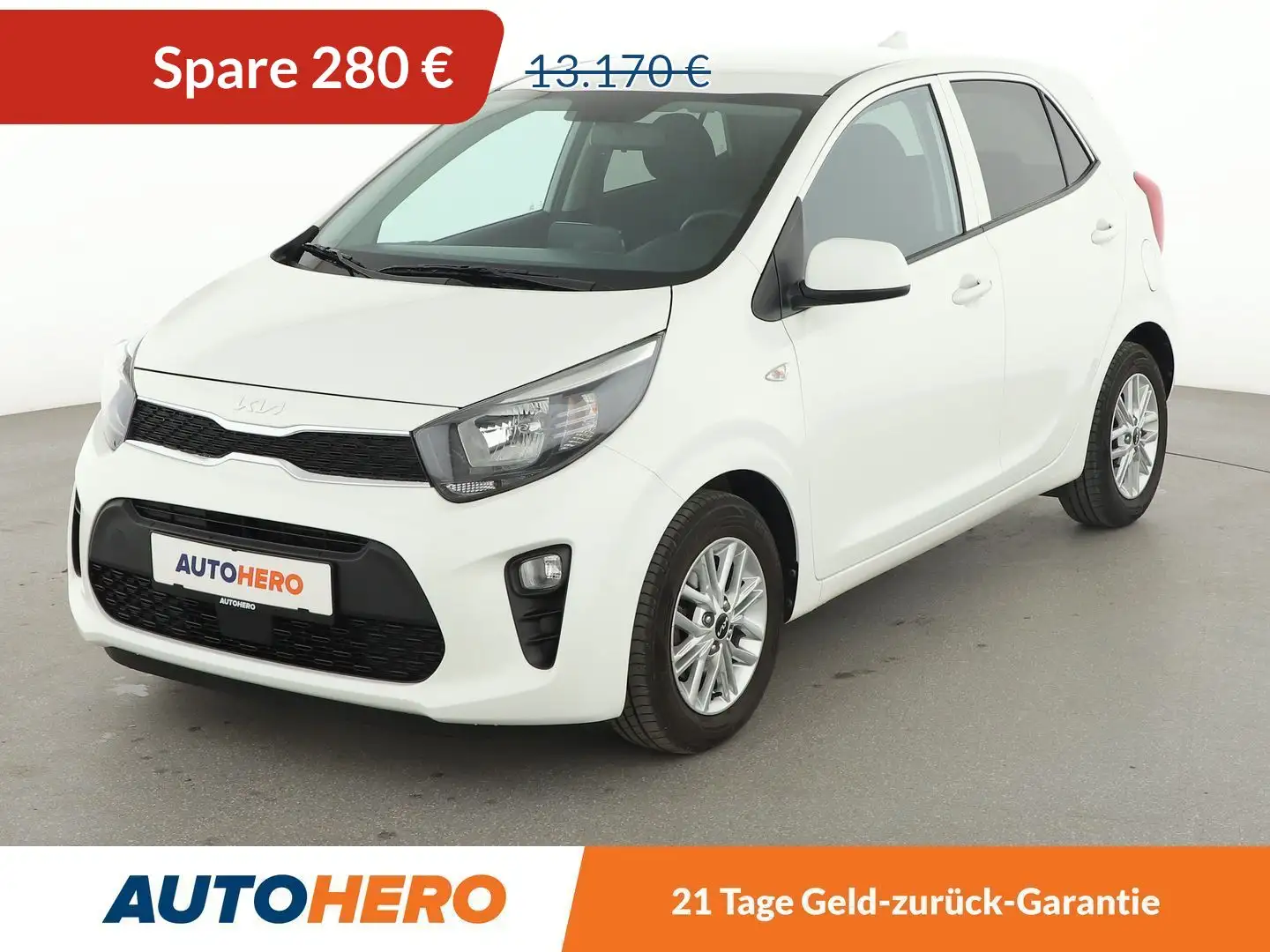 Kia Picanto 1.0 Vision *CAM*SHZ*LHZ*ALU*KLIMA* Weiß - 1