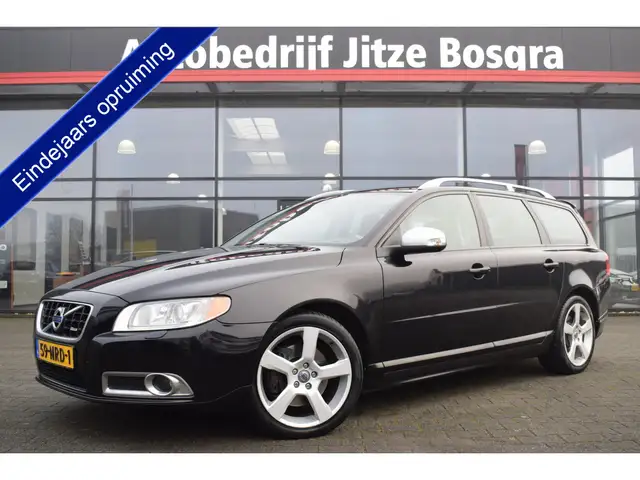 Volvo V70 2.0T 200pk R-Design Zwart Leder | Xenon | High Per