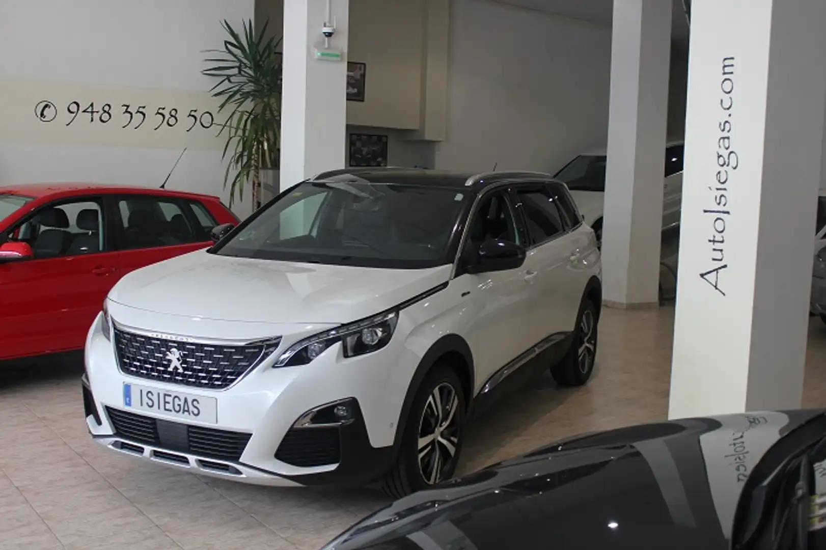 Peugeot 5008 1.6BlueHDi S&S GT-Line EAT6 120 Blanc - 2