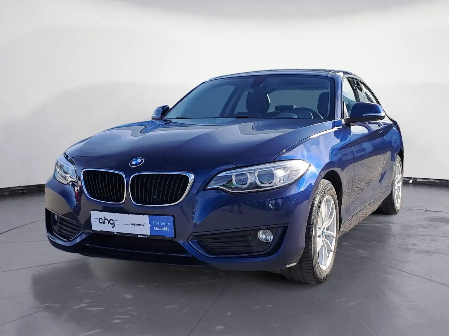 BMW 220 i Coupe Advantage Navigation/Anhängerkupplung Blau - 2