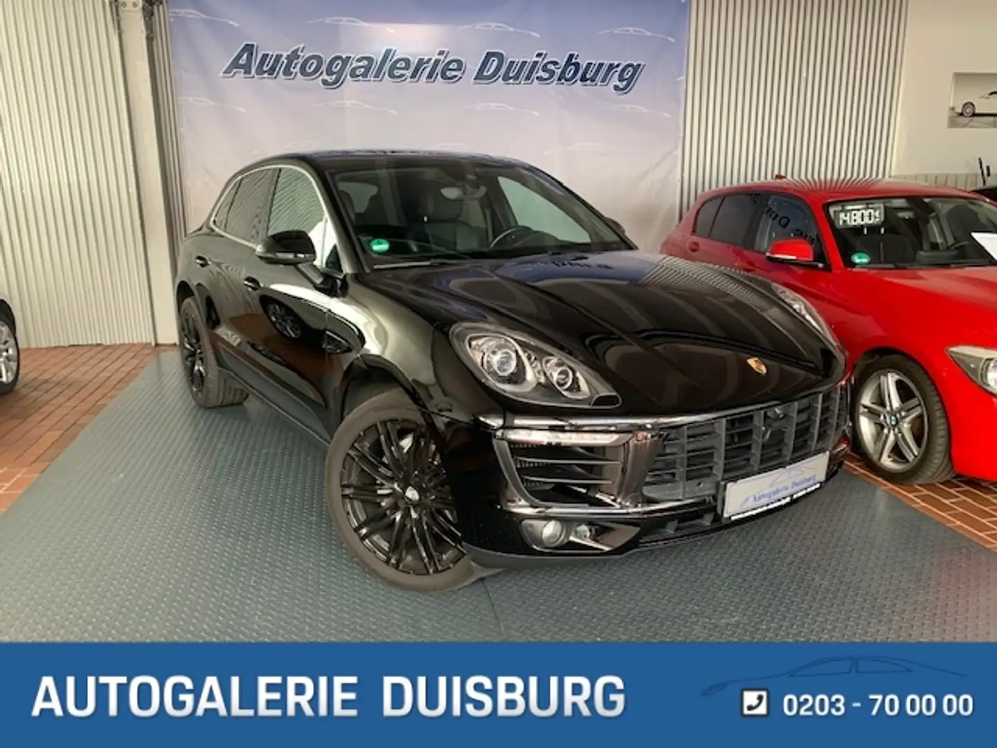 Porsche Macan S Pano Kamera Navi AD e-Sitze BOSE Allrad El.Heckk Schwarz - 1