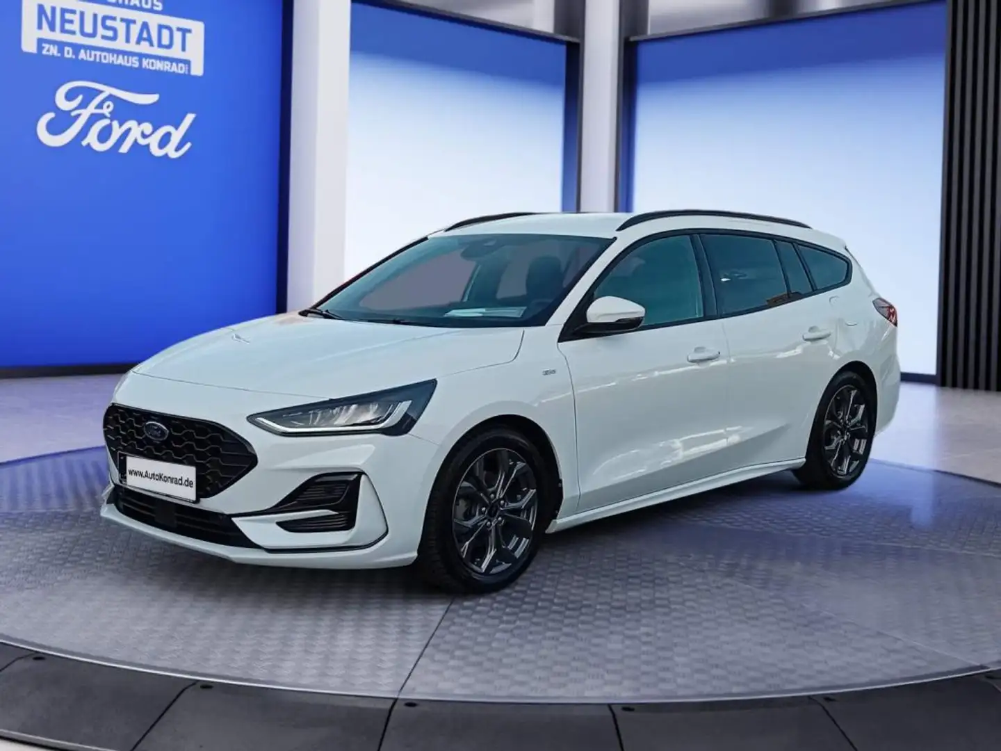 Ford Focus Turnier 1.0 MHEV ST-LINE *Fahrass.Pk*WinterPk* Weiß - 1