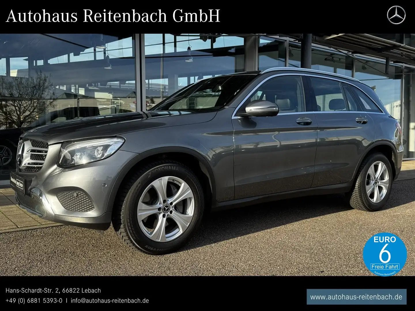 Mercedes-Benz GLC 220 GLC220d 4M EXCLUSIVE+LED+NAVI TOTW+EASYPA+KAMERA Gris - 1