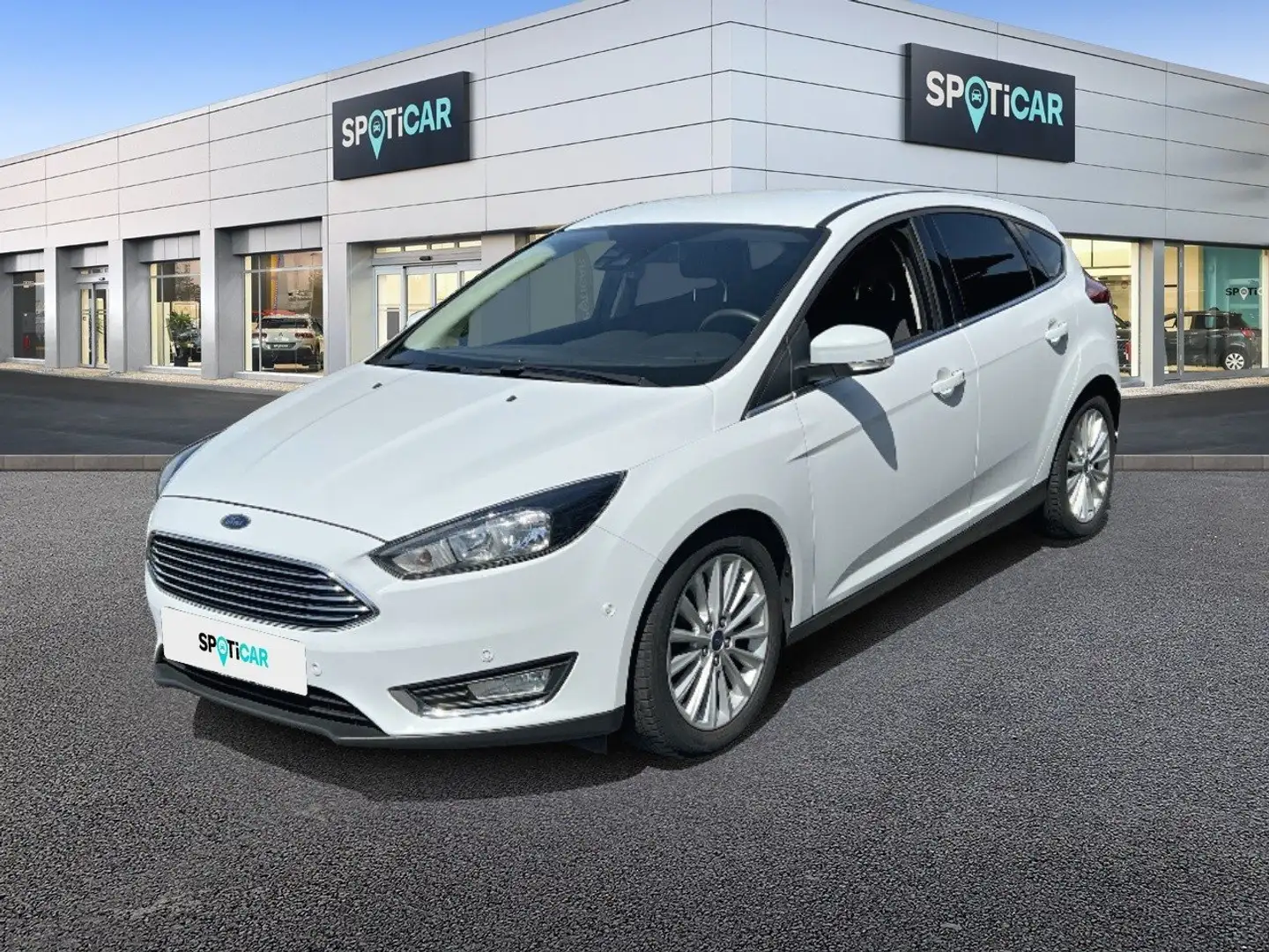 Ford Focus 1.0 EcoBoost Start-Stopp-System Titanium Blanc - 1