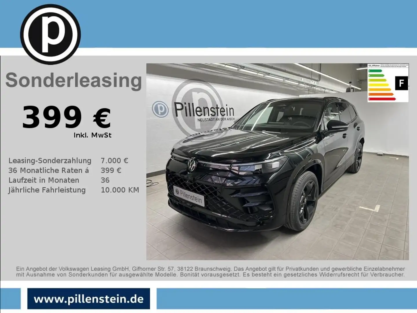 Volkswagen Tayron TDI DSG R-LINE/BLACK AHK+H&K+MAX+AREA+HUD Noir - 1