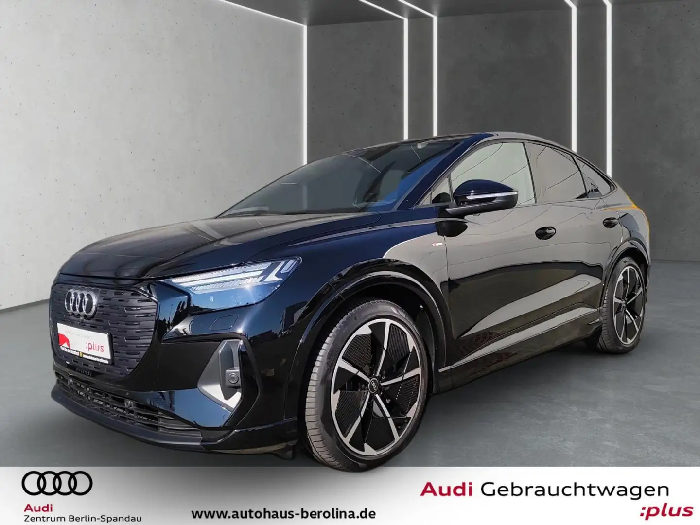 Audi Q4 e-tron 50 qu. S line *PANO*SONOS* Schwarz - 2