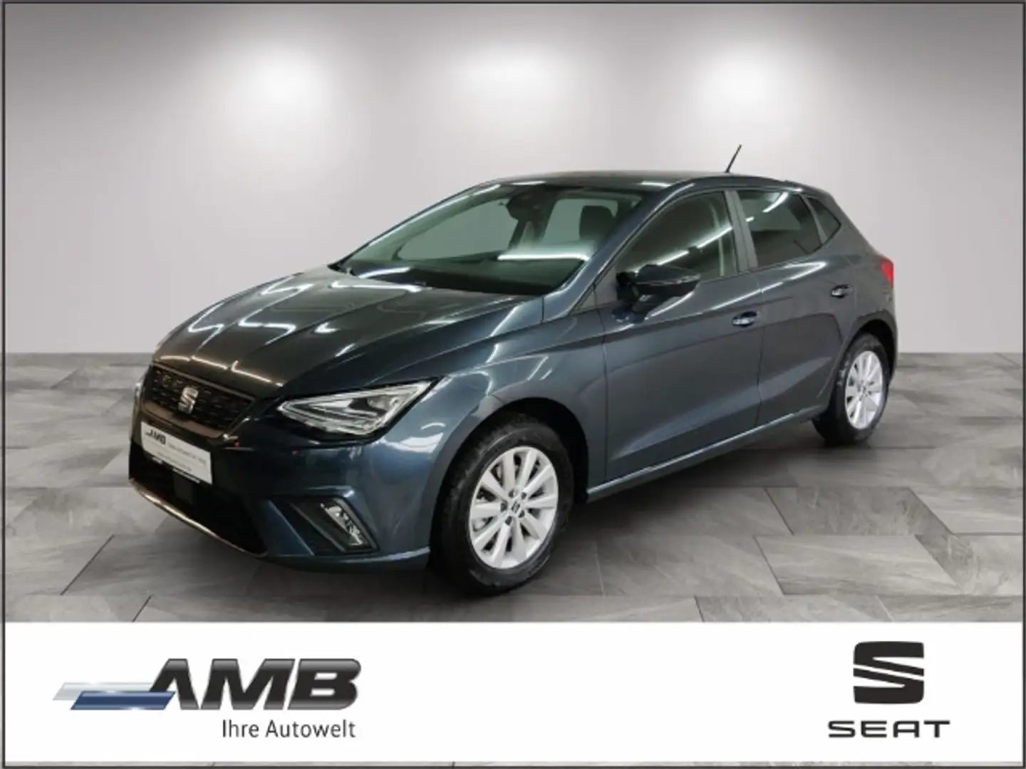 SEAT Ibiza Style 1.0 TSI Full-LED/ACC/Nav/Sitzhzg/RFK Grau - 1