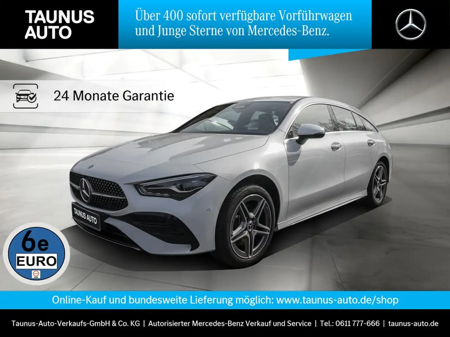 Mercedes-Benz CLA 250 e SB AMG-LINE PREMIUM AHK KAMERA LED 11kW Blanco - 1