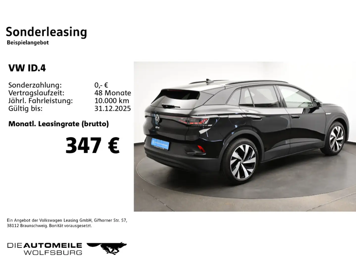 Volkswagen ID.4 Pro Performance AHK/Matrix/ACC Schwarz - 2