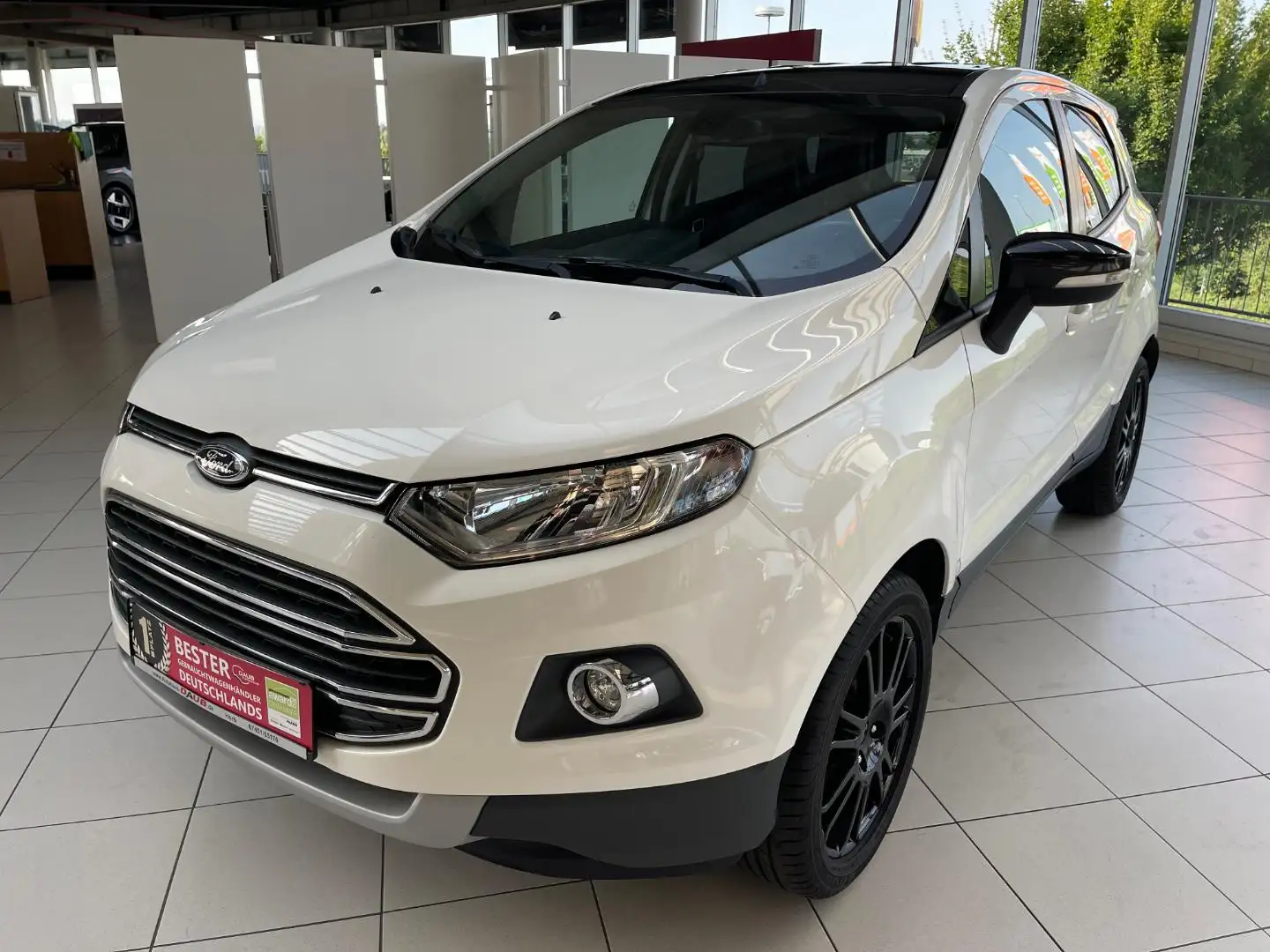 Ford EcoSport 1.0 EcoBoost+Rückfahrkamera+SHZ+ALU+ACC Weiß - 2